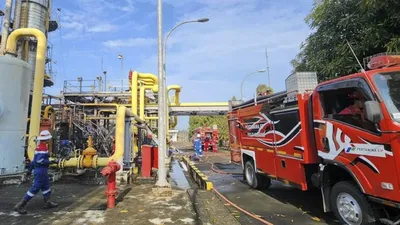 Kebakaran di Stasiun Pengumpul Subang, Pertamina EP Tanggap Cepat