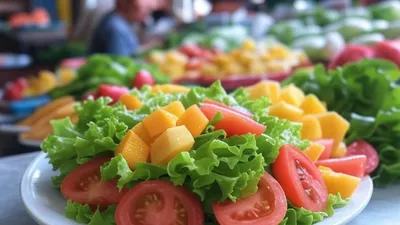 Salad Segar dan Sehat Menggunakan Bahan Lokal