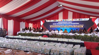 Pengungkapan 2 Ton Sabu di Karimun Jadi Operasi Terbesar dalam Sejarah Indonesia