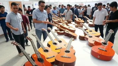 Gitar Buatan Indonesia Raih Sukses di Sound Messe Osaka 2025