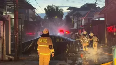 BYD Seal Terbakar Diduga Korsleting di Jakbar, Padahal Cuma Parkir 3 Hari