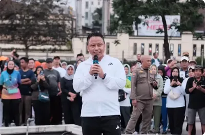 Keseruan CFD Perdana Warga Depok di Margonda