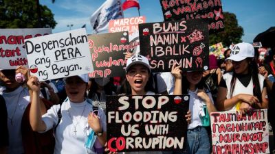 Bentrok Demonstrasi Besar di Filipina: 20 Tahanan dan Puluhan Polisi Terluka