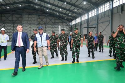 Dukung Kedatangan Rafale,Kasau Cek Kesiapan Lanud Roesmin Nurjadin Pekanbaru