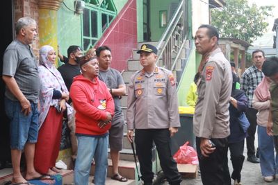 Kebakaran di Parepare Renggut Dua Nyawa, Kapolres Tinjau Lokasi dan Sampaikan Belasungkawa