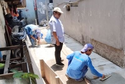 Normalisasi Dua Saluran Air di Mangga Dua Selatan Segera Rampung