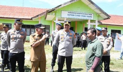 Kapolres Aceh Timur Pimpin Pengamanan Aksi Damai di Indra Makmur
