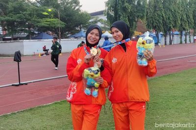 Devi & Diva Aprilian, Atlet Kembar DKI Sumbang 6 Emas di POMNas XIX