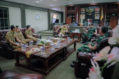 Gubernur Lampung dan Pangdam Bahas Rencana Pembangunan Batalyon Teritorial Pembangunan (Yon TP)
