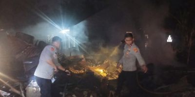 Rumah Kayu di Aceh Utara Ludes Terbakar Gara-Gara Bakar Sampah
