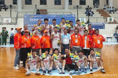 DKI Jakarta Raih Emas Basket Putra POMNas Tiga Kali Berturut-turut