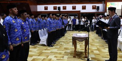 Sekda Aceh Lantik 290 Pejabat, Target Realisasi Anggaran Jadi Sorotan