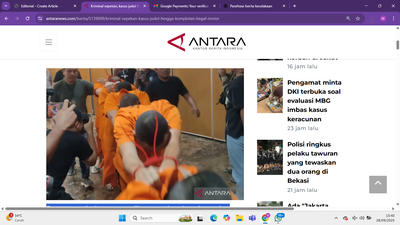 Rekap Kriminal Sepekan di Jakarta: Judi Online, Penculikan, hingga Begal Pedagang Sayur