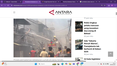 Pemadaman Kebakaran di Tamansari Terkendala Jarak Sumber Air dan Permukiman Padat