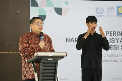 Wali Kota Makassar Tegaskan Komitmen Inklusi Difabel di Hari Bahasa Isyarat Internasional