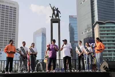 Warga Diajak Bersatu Jaga Jakarta Lewat Acara Penuh Warna di Bundaran HI