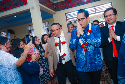 Hadiri Pesta Transformasi HKBP di Medan, Rico Waas Ajak Perubahan Dimulai dari Keluarga