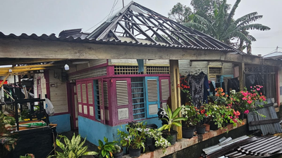 Cuaca Ekstrem Terjang Mandau, 30 Unit Rumah Warga Porak-Poranda