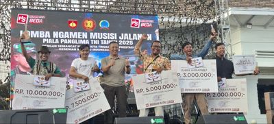Lomba Ngamen Piala Panglima TNI 2025 Digelar di Yogyakarta, Rvv Musik Jogja Bersama Togi Arnantyo Pemenang Lomba Akan Wakili ke Jakarta