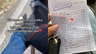 Waduh! Cewek Asal Jember Ini Habiskan Rp1,1 Juta Hanya untuk Servis Motor