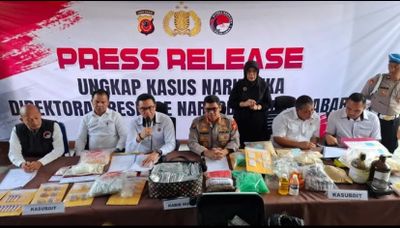 317 Tersangka Narkoba Diciduk Polda Jabar, Aceh Jadi Transit Utama Jaringan Internasional