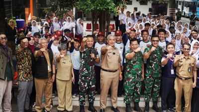 Pelajar Bandung Ikuti Study Tour Museum Kavaleri TNI AD