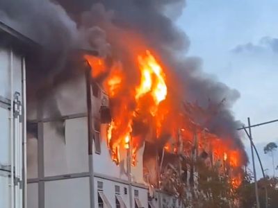 Breaking News! Kebakaran Melanda Salah Satu Rusun Pekerja di IKN