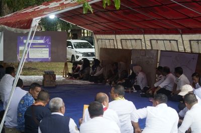 Sangga Kerja Lapor Progres Persiapan Peran Saka Nasional ke Wagub dan Bupati Gorontalo