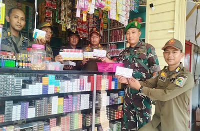 Pemkab Batang Sita Ribuan Batang Rokok Ilegal