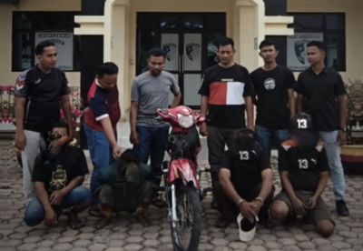 Polisi Aceh Tamiang Ringkus 4 Pelaku Curanmor dalam Sehari!