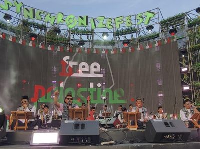 Kolaborasi Kunto Aji dan Y.K.H.C Guncang Hari Pertama Synchronize Fest 2025: Serukan Dukungan untuk Palestina!