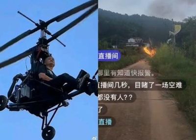 Viral, Influencer Tiongkok Tewas Seketika saat Uji Coba Pesawat Rakitan Sendiri, Terekam Live Streaming