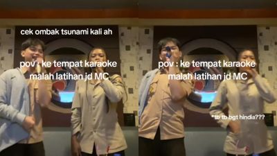 Totalitas Banget! Aksi Siswa Siswi Latihan MC di Karaoke Bikin Netizen Terhibur