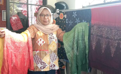 Perajin Batik Malang Hidupkan Motif Tumpal Candi sebagai Wujud Pelestarian Budaya
