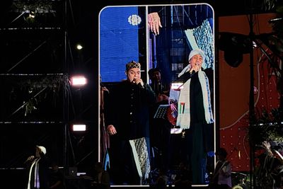Haddad Alwi & Opick Ajak Penonton Shalawatan dan Panjatkan Doa untuk Palestina di Synchronize Fest 2025
