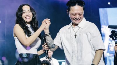DJ Bravy Melamar Kekasihnya di Synchronize Fest 2025