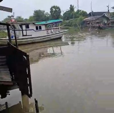 Beredar Video Air laut Karangantu Meluap