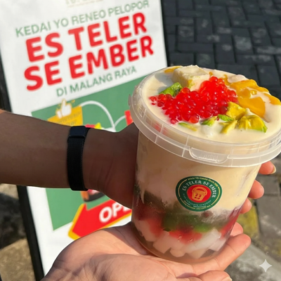 Es Teler Se Ember Jadi Sensasi Baru di Pasar Klojen