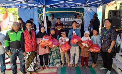 Komunitas Ojol Mozad dan Gojek Sebar Kebaikan di Kota Malang