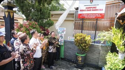 Resmikan Kampung Jambon Gesikan, Magelang Mantapkan Gerakan Antinarkoba