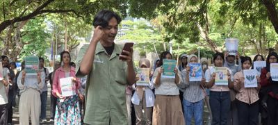 Mahasiswa dan Alumni Ilmu Sejarah UNY Gelar Aksi Kami Kem-Arie , Desak Kampus Bersikap atas Dugaan Kriminalisasi Mahasiswa