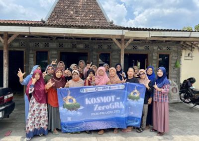 Konsep KOSMOT-ZeroGRK, Cara Mahasiswa UGM Dorong Warga Playen Gunungkidul Ubah Limbah Organik Jadi Kompos Ramah Lingkungan