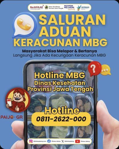 Hotline MBG Resmi Dikenalkan, Pemerintah Jateng Melayani Laporan dan Pertanyaan Terkait Program MBG