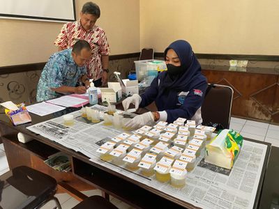 BNN Kabupaten Magelang Gelar Tes Urine bagi Pegawai DPUPR