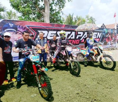 Serunya Pesta Panen Sidrap, Balap Motor Tassi Bikin Warga Antusias