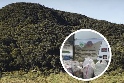Banyak Tumpukan Sampah! Semua Jalur Gunung Gede Pangrango Tutup Pendakian