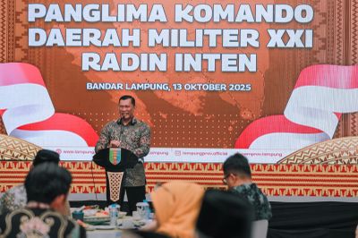 Pemprov Sambut Pangdam XXI Radin Inten Mayjen TNI Kristomei Sianturi