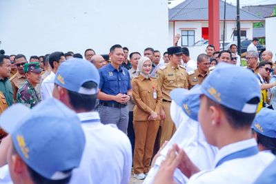 Kunjungan ke Lampung, AHY Cek Infrastruktur Sekolah Rakyat
