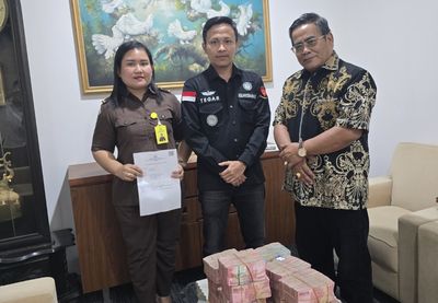 Terpidana Kasus Korupsi di Lampung Kembalikan Uang Kerugian Negara Rp 1,5 Miliar