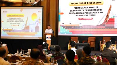 KAI Daop 6 Yogya Hadiri FGD Penyelesaian Sengketa Aset Negara Secara Damai Bersama Komnas HAM